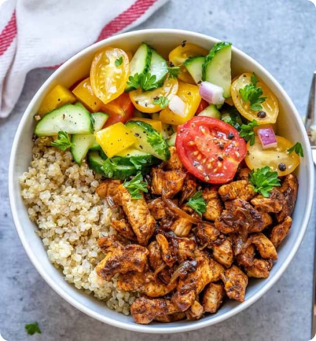 برنامه غذایی نهار 